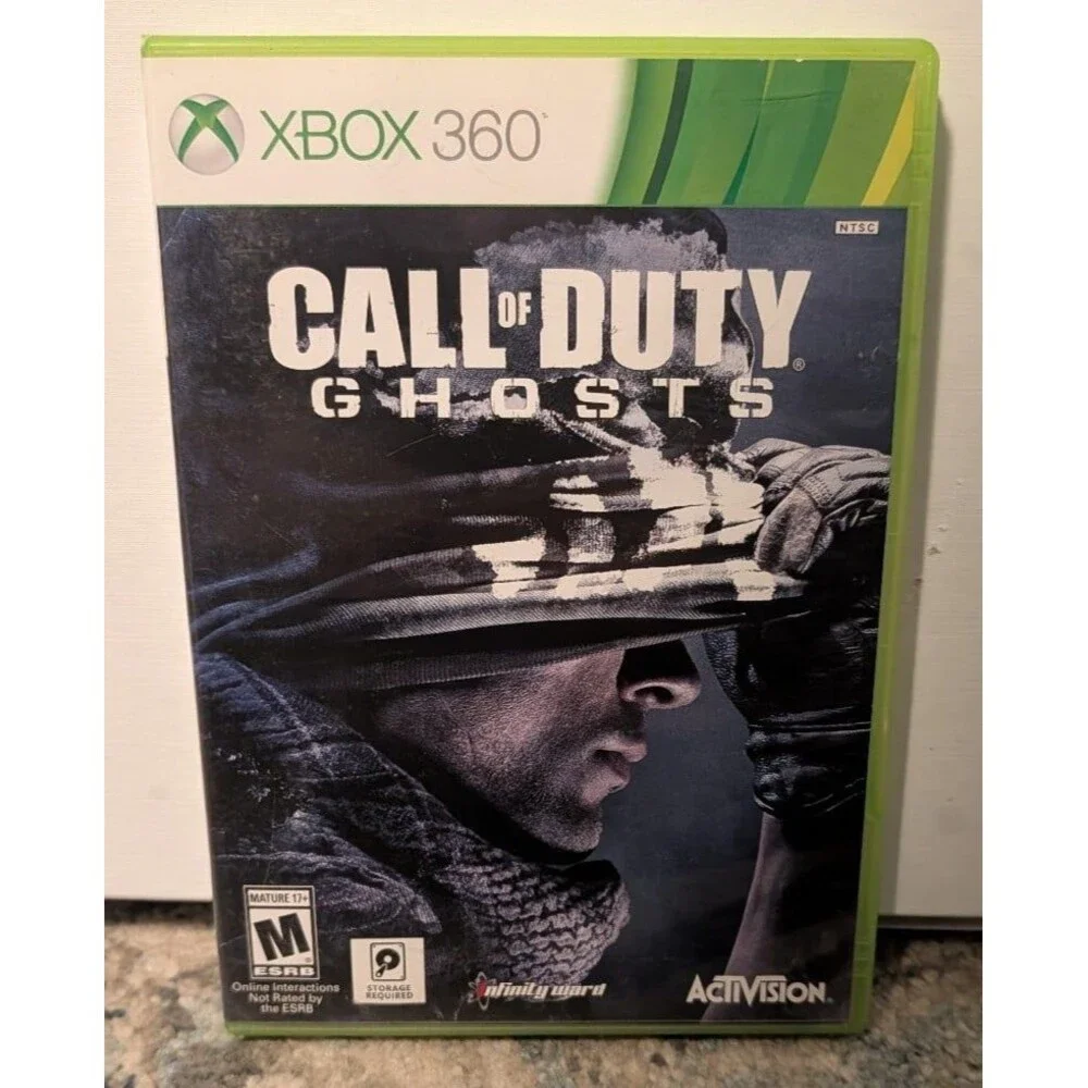 Call of Duty Ghosts Xbox 360 Complete CIB 2 Disc Set w/ Case & Insert Tested